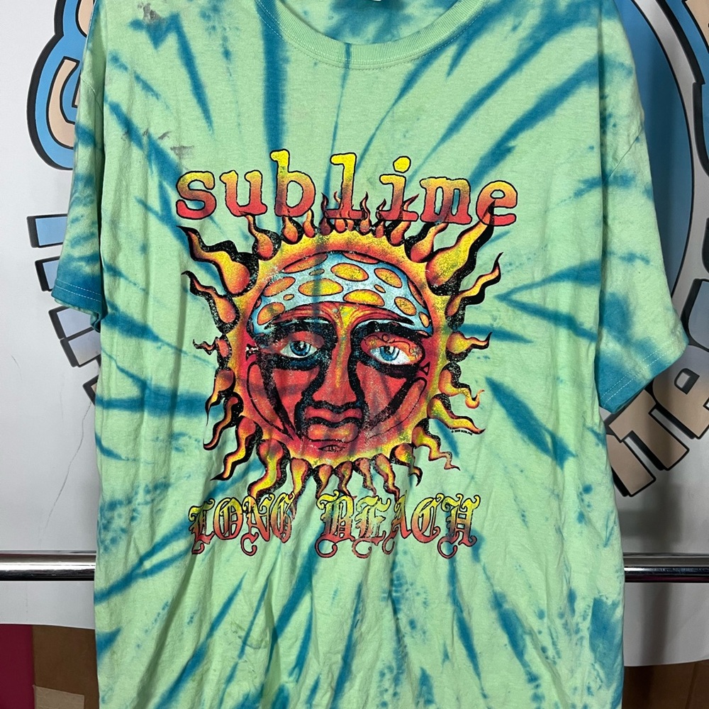 Sublime Long Beach Mens Tie Dye Tee Shirt